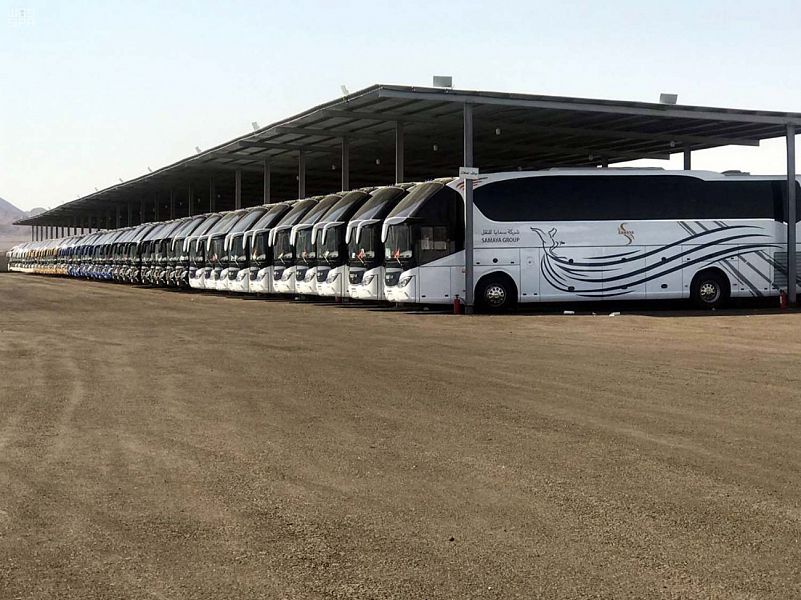 أكثر من 1700 حافلة مجهزة ‏لنقل ضيوف الرحمن