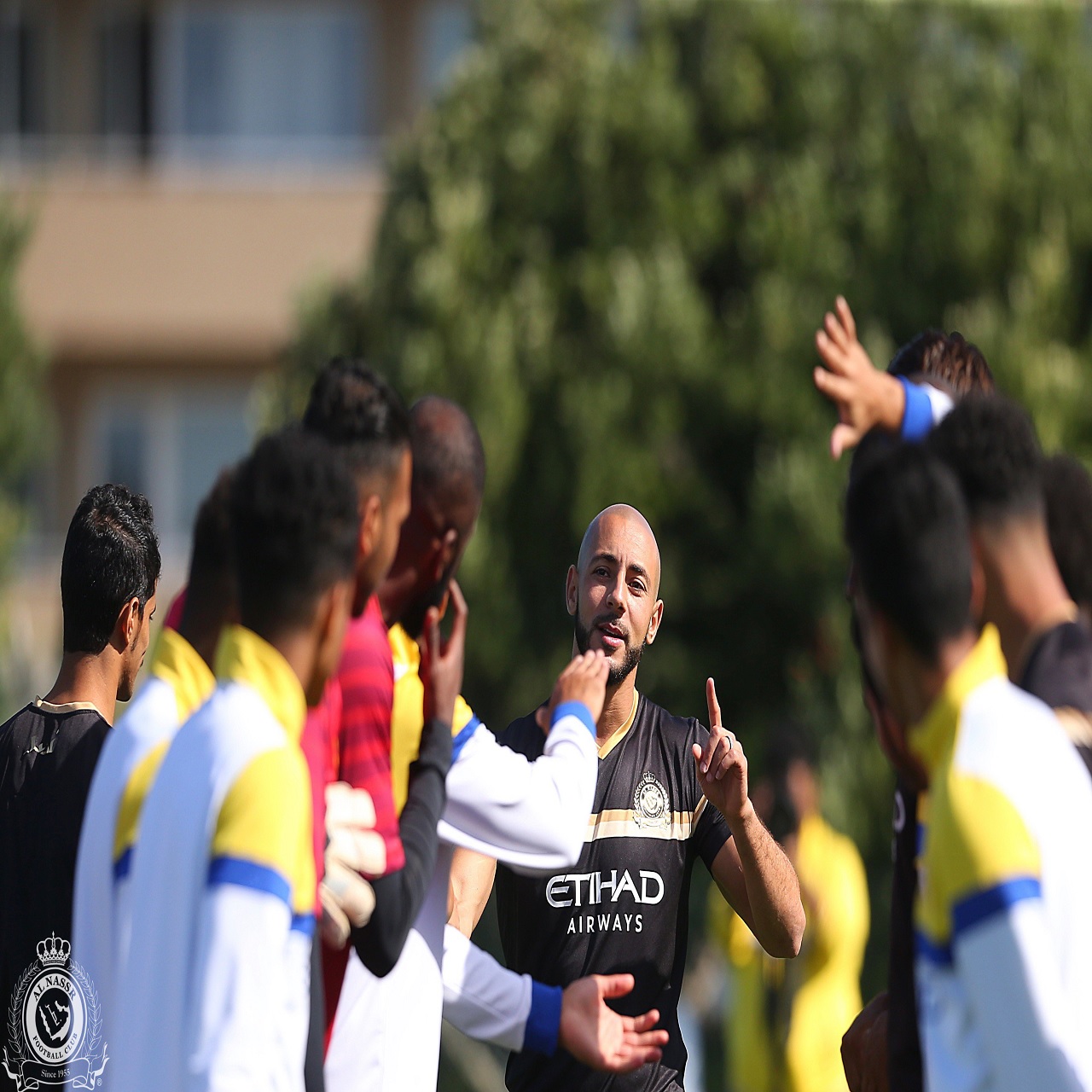 صور.. أمرابط ينعش تدريبات النصر