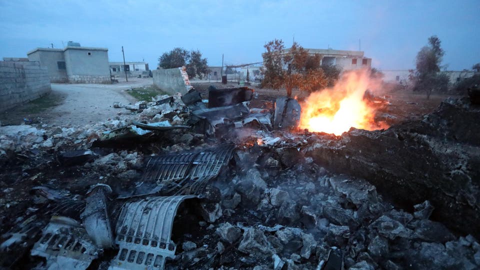 فصائل المعارضة تسقط طائرة حربية لـ بشار في إدلب