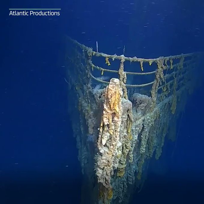 فيديو.. هذا ما حدث للسفينة تايتانيك بعد قرن من غرقها