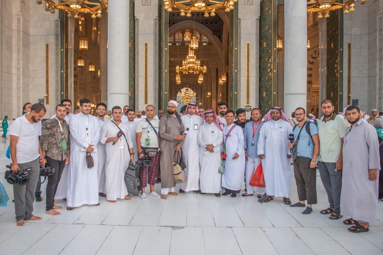 وفد إعلامي دولي يتفقد التوسعة الثالثة لـ المسجد الحرام