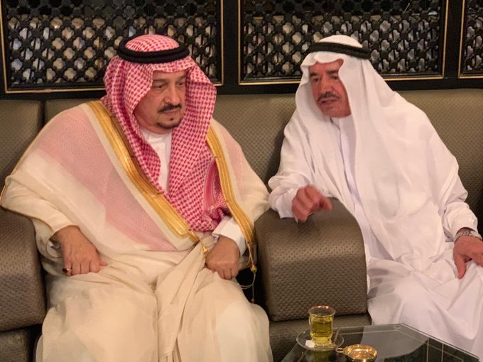 أمير الرياض يقدم العزاء في وفاة عبدالرحمن الشبيلي