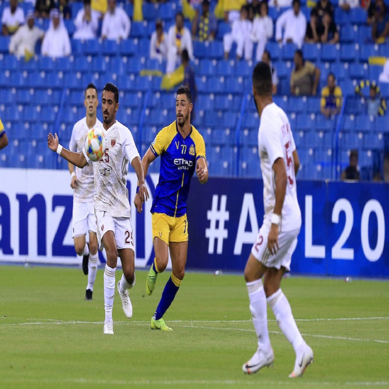 النصر يُهدر تقدمه ويتعادل مع الوحدة الإماراتي