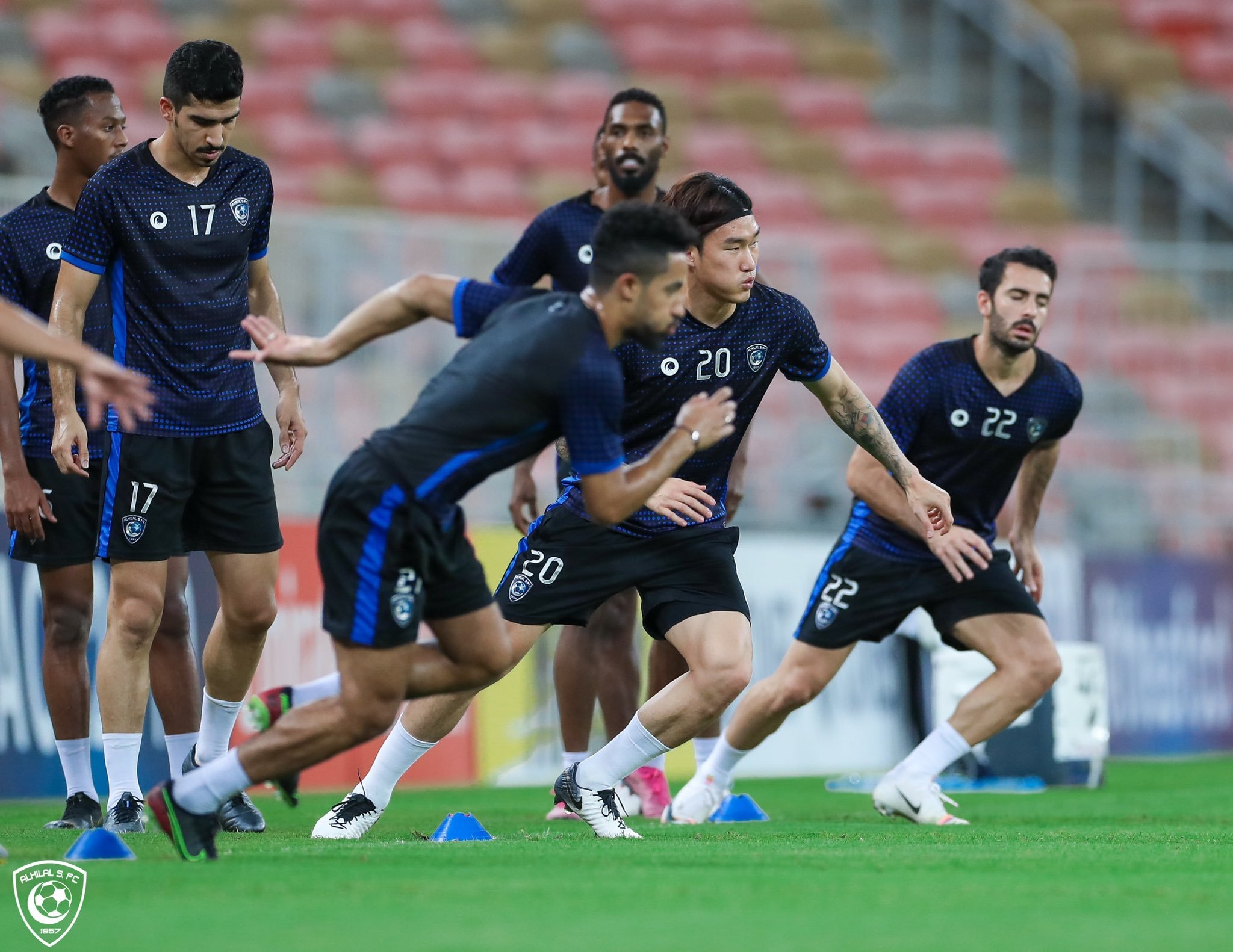 الهلال يختتم استعداداته لمباراة الاتحاد