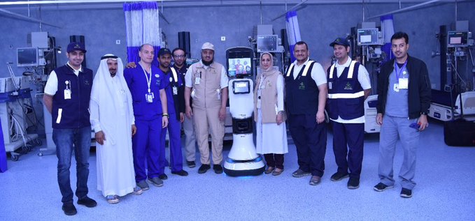 روبوت للاستشارات الطبية خلال موسم الحج