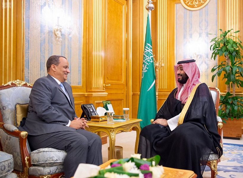 الأمير محمد بن سلمان يلتقي وزير الشؤون الخارجية الموريتاني