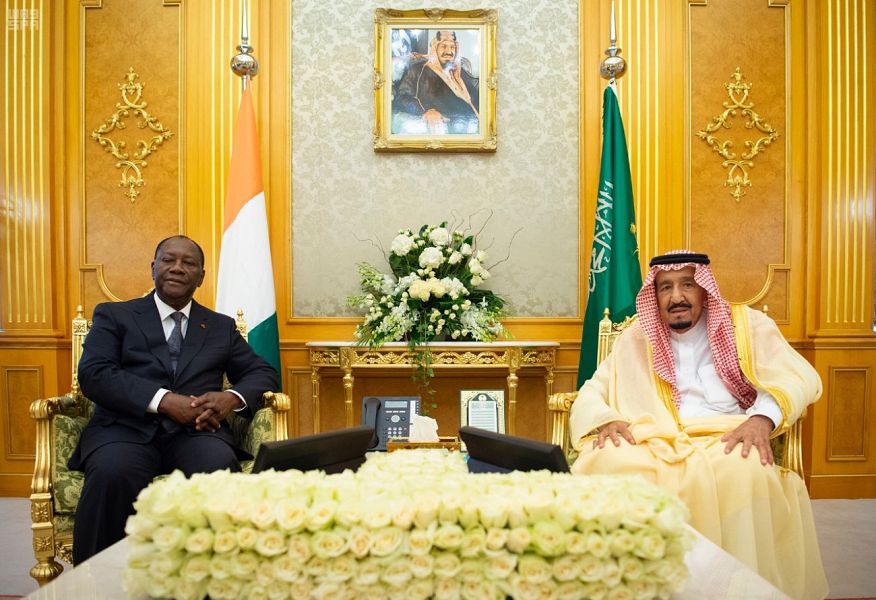 في قصر السلام بجدة.. الملك سلمان يبحث تعزيز العلاقات مع رئيس كوت ديفوار