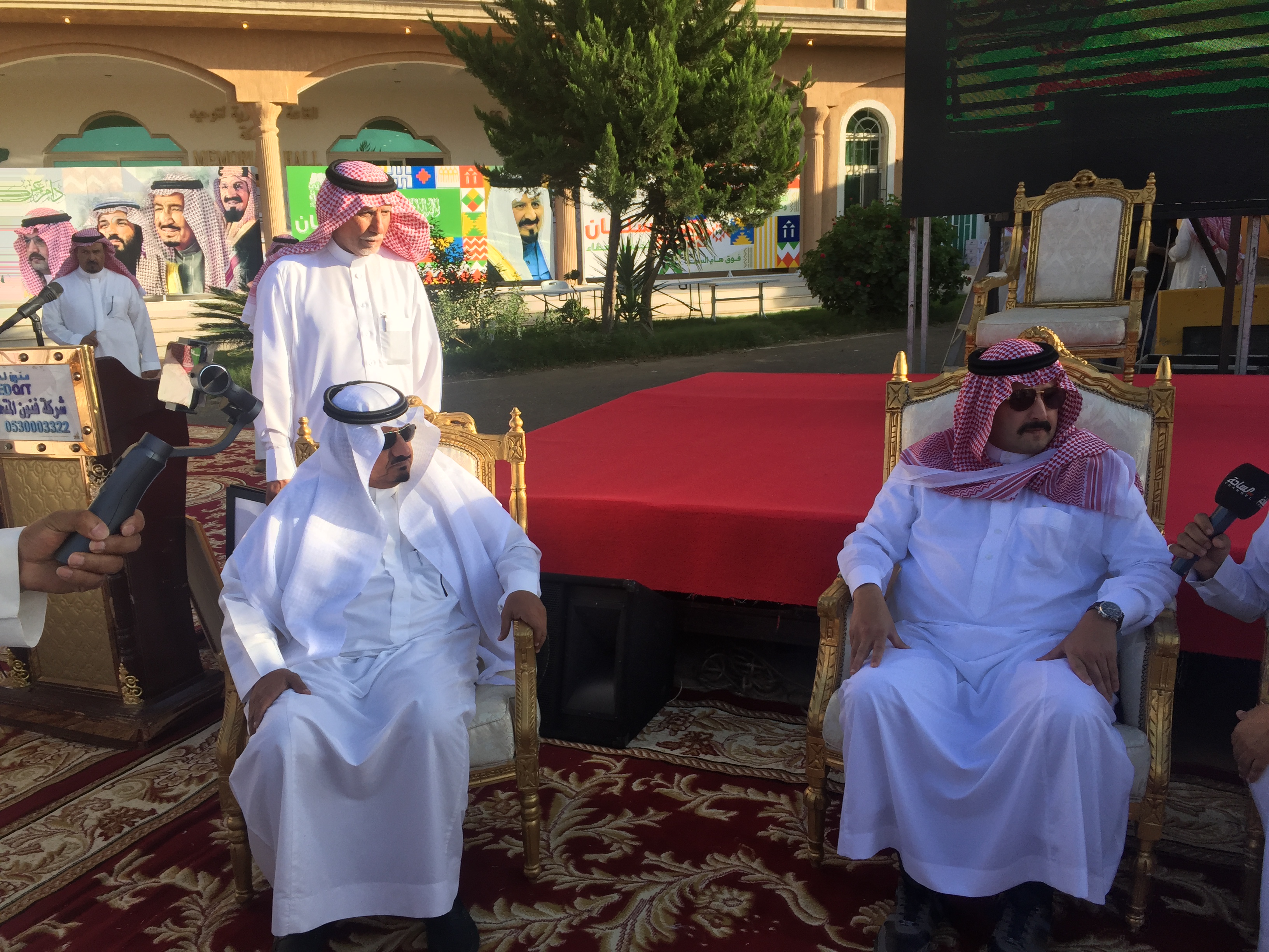 دعم مادي من تركي بن طلال لمعرض الأمير سلطان في أحد رفيدة