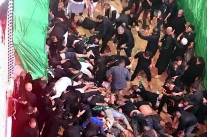 فيديو وصور.. 131 قتيلًا وجريحًا في كربلاء