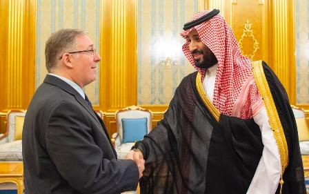 الأمير محمد بن سلمان يلتقي رئيس وفد القيادات المسيحية الإنجيلية