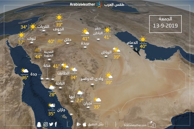 تحذير من رياح نشطة تثير الغبار على حائل .. غدًا