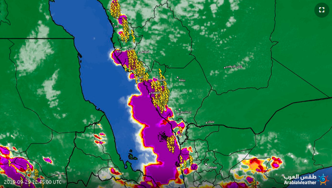 أمطار رعدية على الشرقية