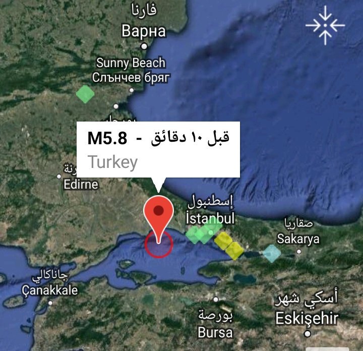 زلزال بقوة 5.8 ريختر يضرب تركيا ويقطع الاتصالات في إسطنبول