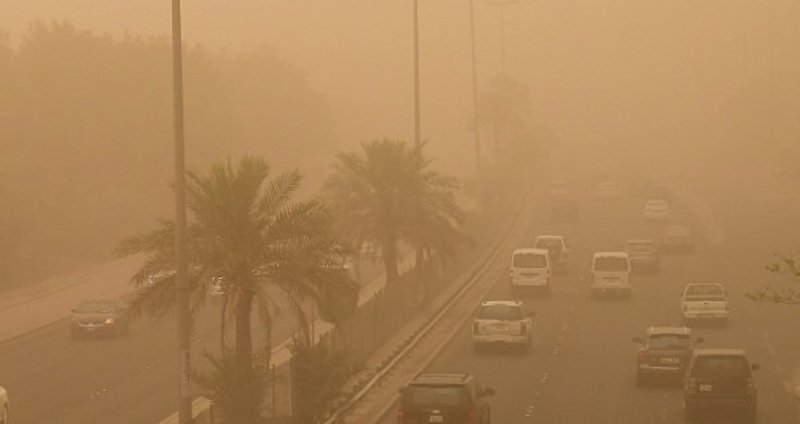غبار وضباب اليوم على 4 مناطق 
