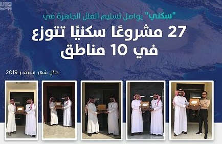 سكني يواصل تسليم الفلل الجاهزة في 27 مشروعًا بـ10 مناطق