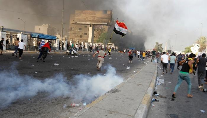 حقيقة اقتحام المتظاهرين لمطار بغداد الدولي