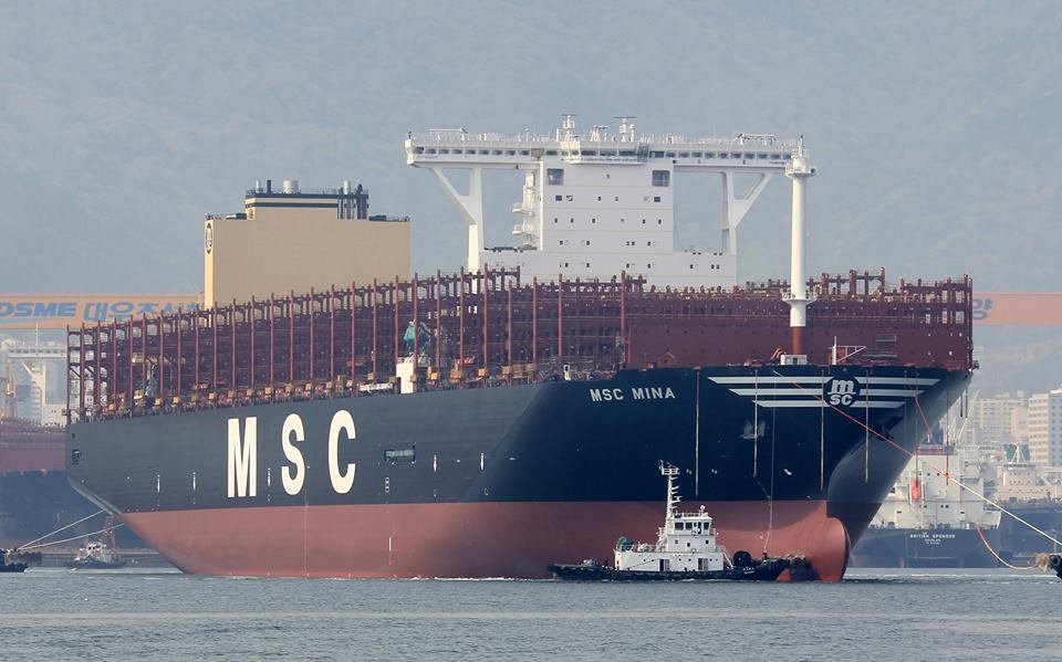 ميناء الملك عبدالله يستقبل سفينة MSC مينا الفئة الأضخم في العالم