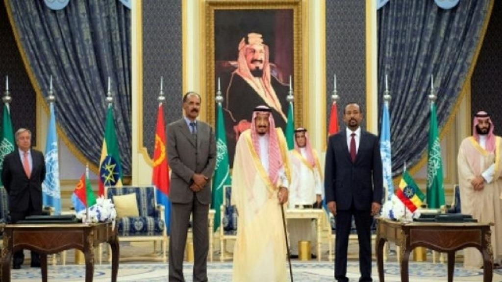 الملك سلمان .. راعي السلام الذي قاد رئيس وزراء إثيوبيا إلى نوبل