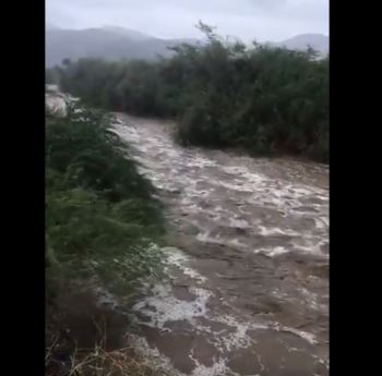 شاهد.. جريان السيول والأودية في أضم بعد أمطار الثلاثاء