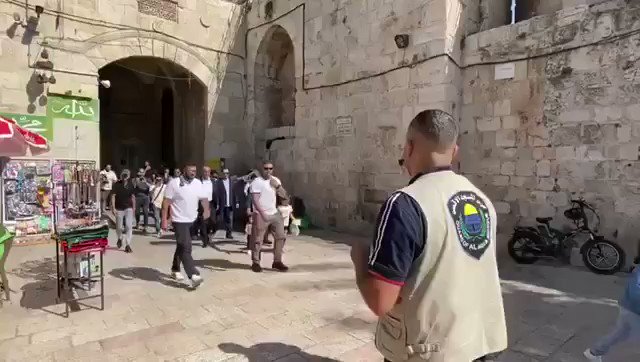 فيديو.. وفد من بعثة الأخضر يزور المسجد الأقصى