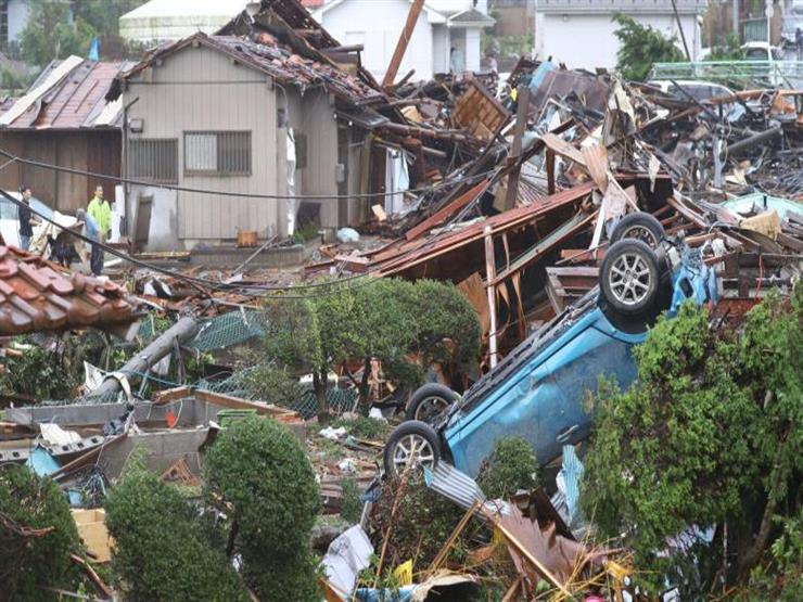 48 انهيارًا أرضيًّا و33 قتيلًا في اليابان بسبب إعصار هاجيبيس 
