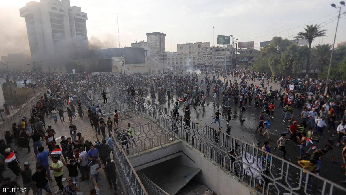 إطلاق نار كثيف بساحة التحرير في العراق