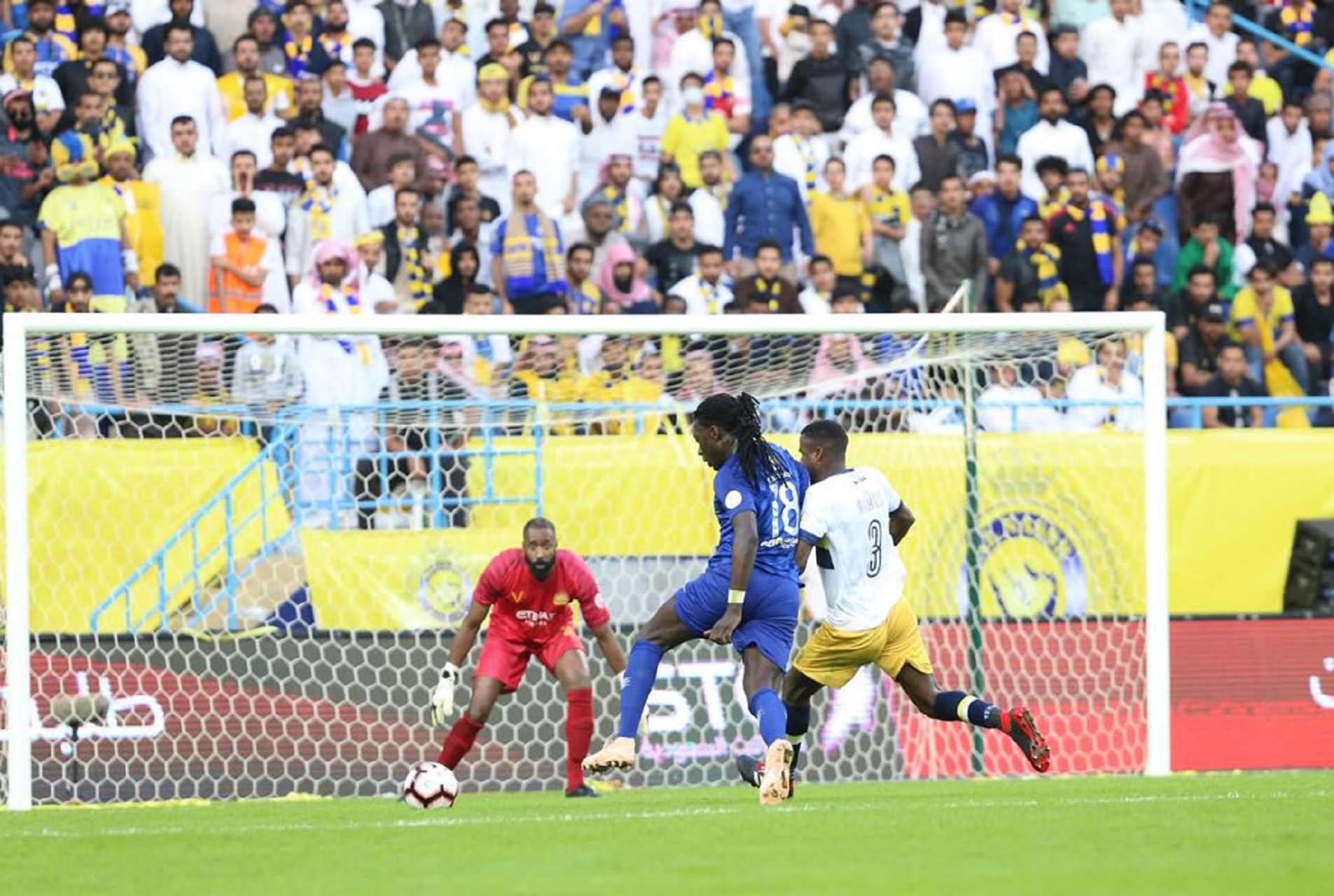 إلغاء جميع تذاكر جماهير الهلال في مدرج #النصر