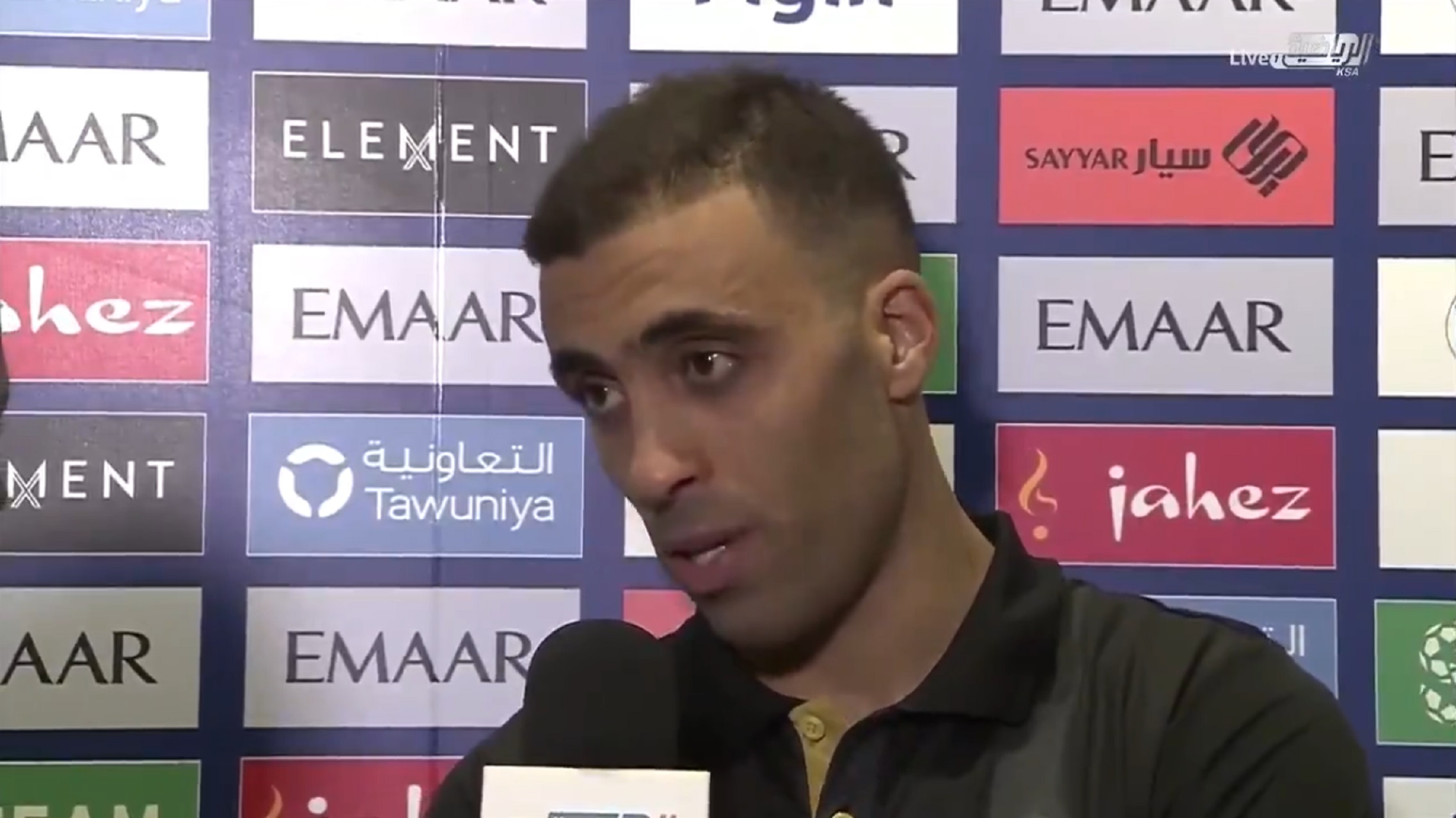 حمد الله: لابد أن يعرف #الهلال مع من يلعب.. #النصر فريق كبير