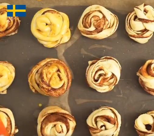 فيديو.. السويديون يلتهمون 7 مليون كعكة قرفة اليوم.. هنا طريقة عملها