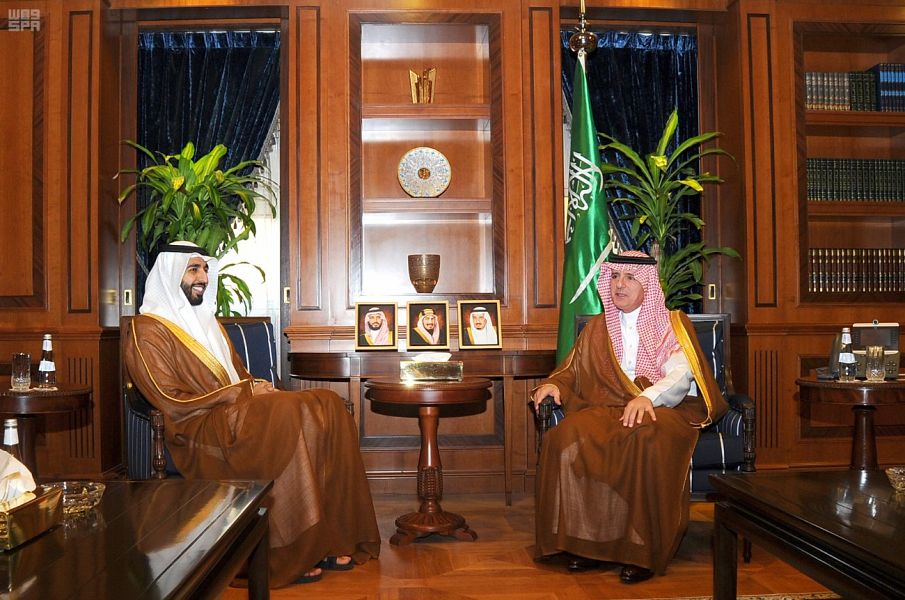 الجبير يستعرض العلاقات الأخوية مع سفير الإمارات لدى المملكة