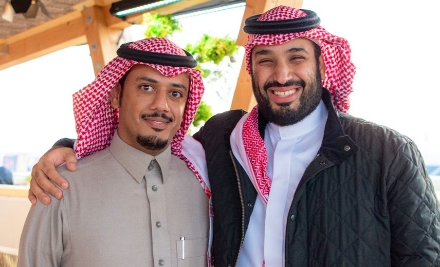 صورة تجمع محمد بن سلمان والجلعود