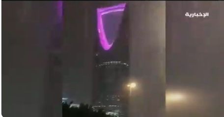 مشاهد من أمطار الخير على الرياض