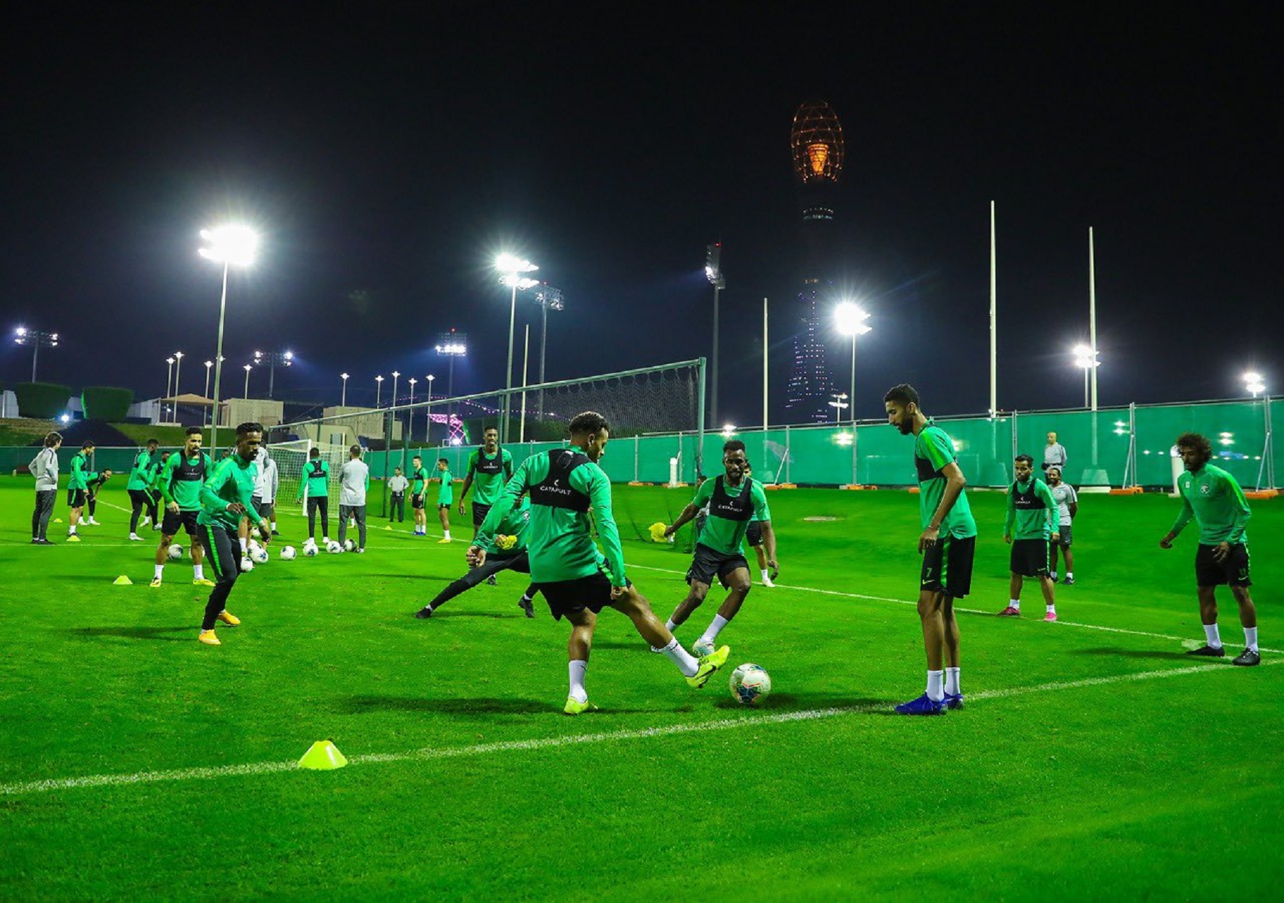 المنتخب السعودي يُنهي استعداداته لمواجهة البحرين