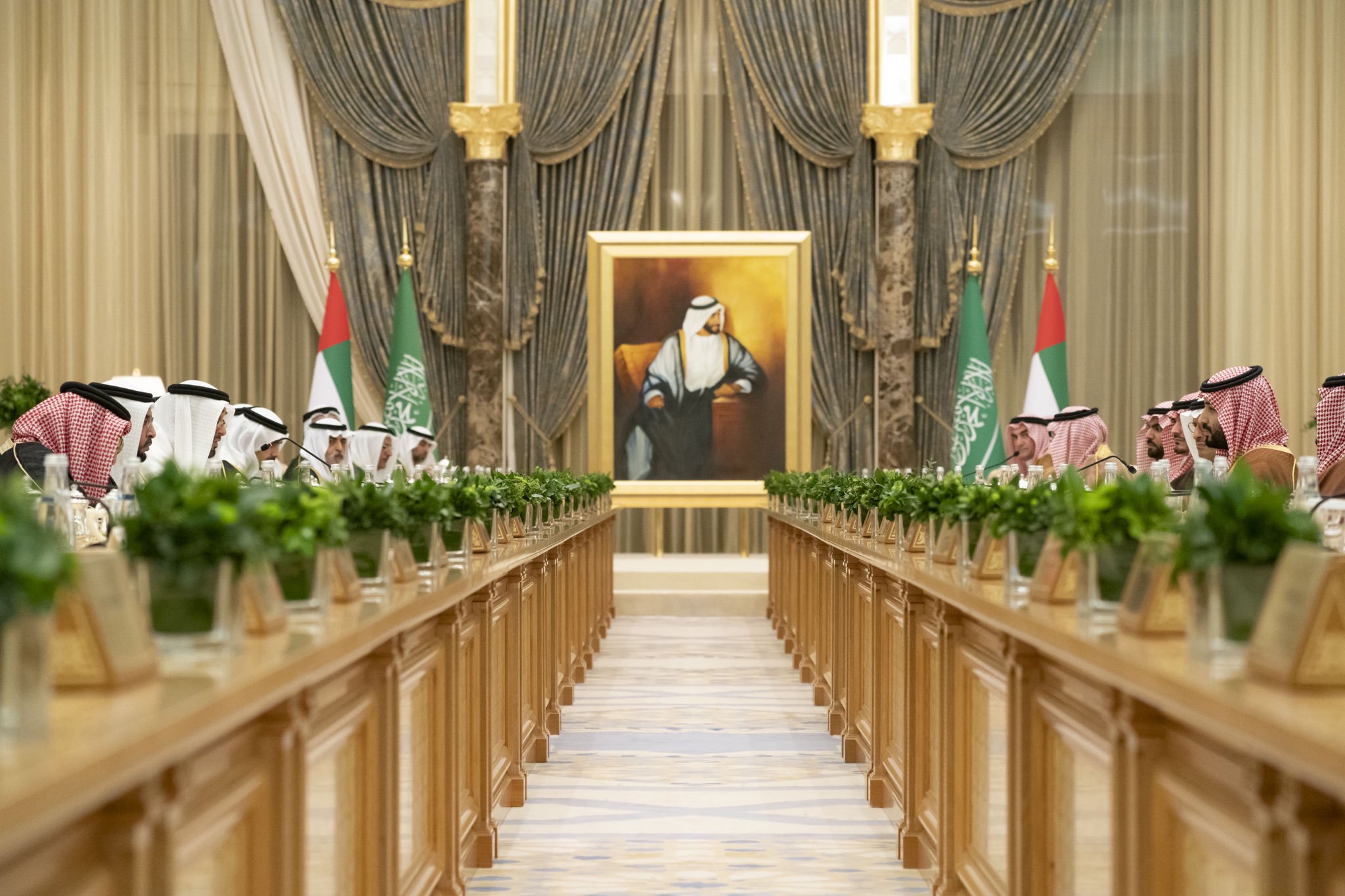 انطلاق اجتماعات مجلس التنسيق السعودي الإماراتي في أبوظبي