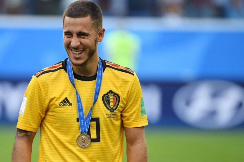 هازارد مع منتخب بلجيكا