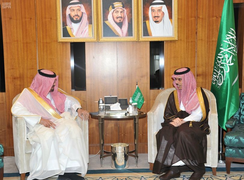 فيصل بن فرحان يستعرض العلاقات مع سفير البحرين لدى المملكة