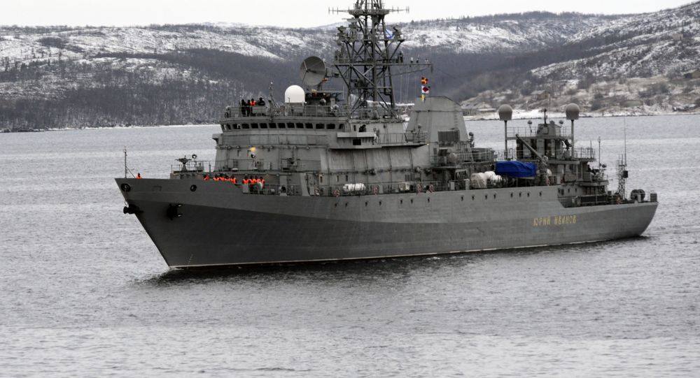 سفينة استطلاع روسية تفجر غضب الأمريكان