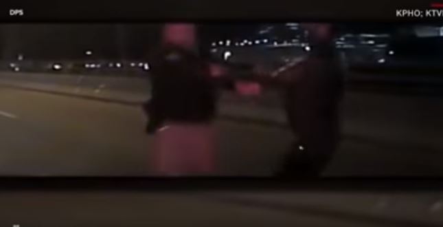 فيديو.. خليجي مخمور يعتدي على شرطي أمريكي فنال رصاصة قاتلة