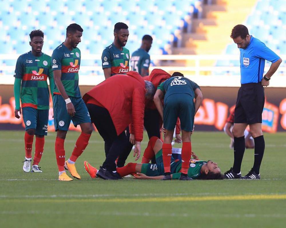 الاتفاق يُعلن إصابة روجيريو بقطع في الرباط الصليبي