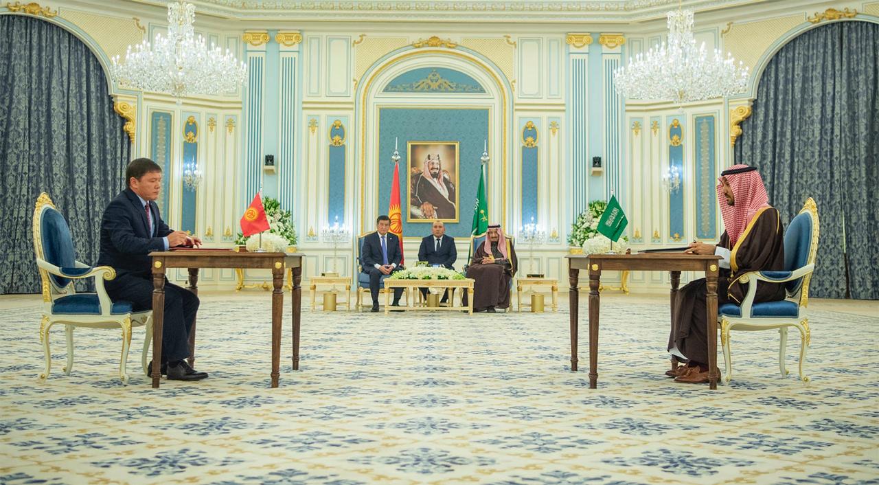بحضور الملك سلمان ورئيس قرغيزستان توقيع 6 اتفاقيات تعاون ثنائية