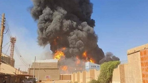 7 وفيات و 84 مصابًا بحريق مصنع في #السودان