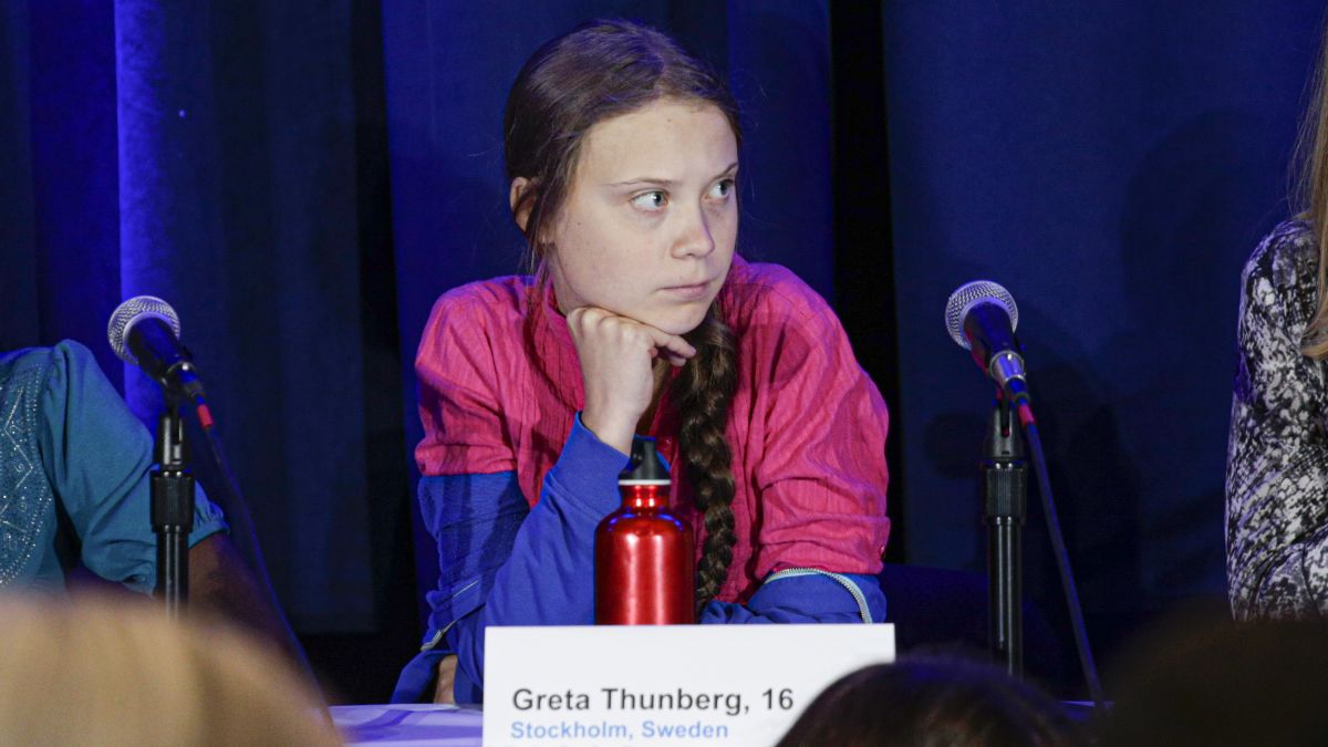 غريتا تونبرغ أصغر فتاة تتصدر غلاف التايم الأمريكية