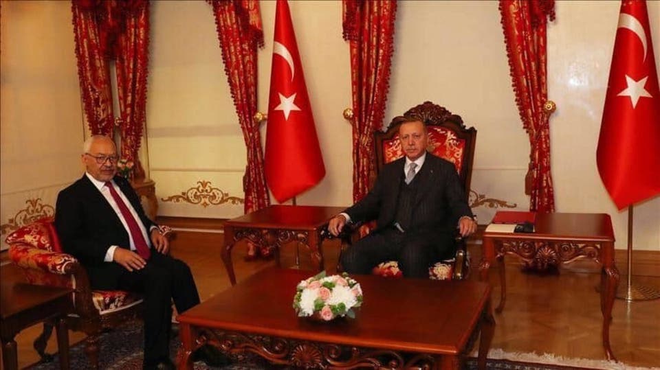 اجتماع غامض بين أردوغان والغنوشي.. وتحركات لسحب الثقة