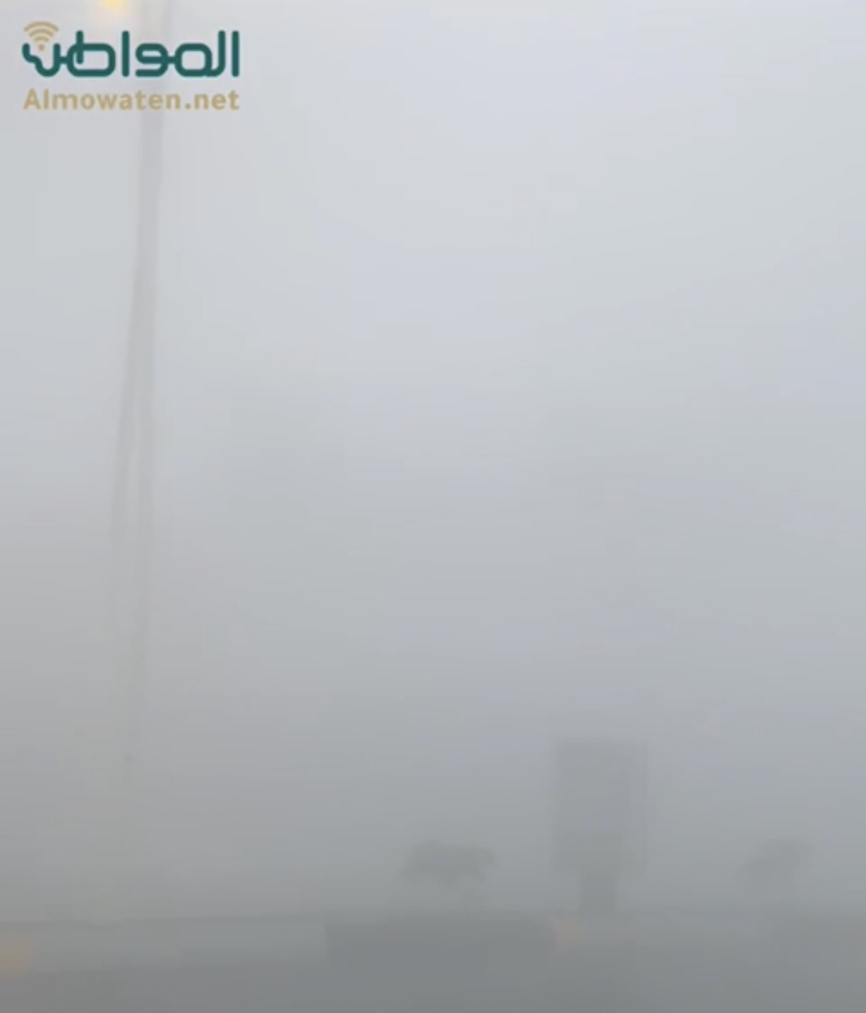 انعدام الرؤية في نهار الباحة بسبب الضباب
