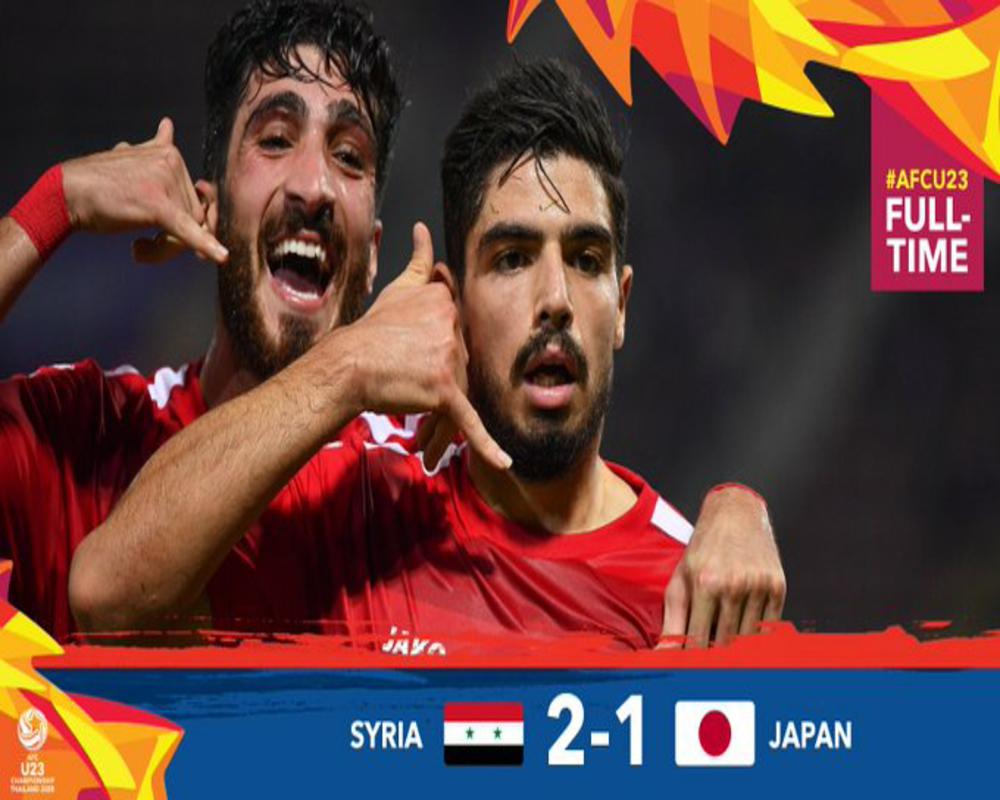 المنتخب السعودي وصيفًا بعد فوز سوريا على اليابان