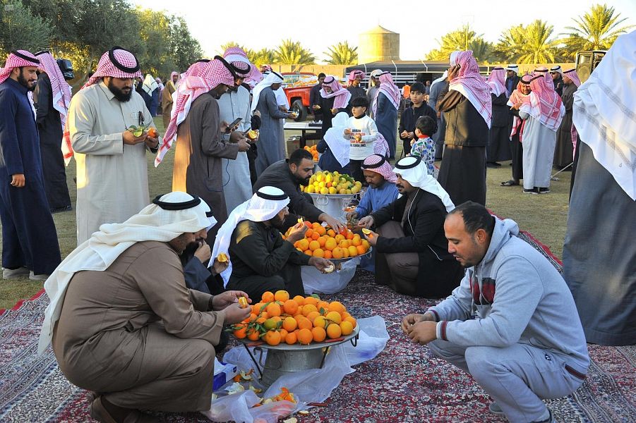 برتقالة حائل تشهد إقبالًا كبيرًا من الزوار