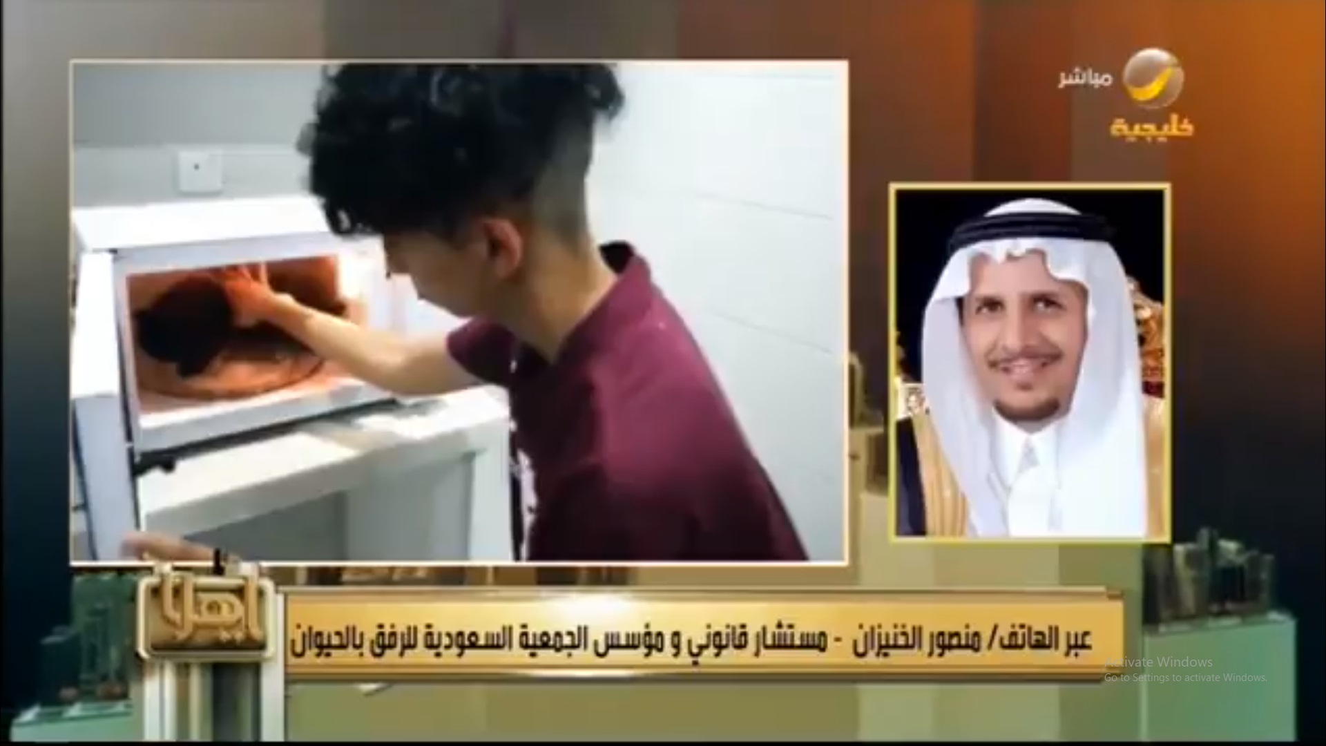 عقوبات تنتظر صاحب مقطع قطة المايكروويف