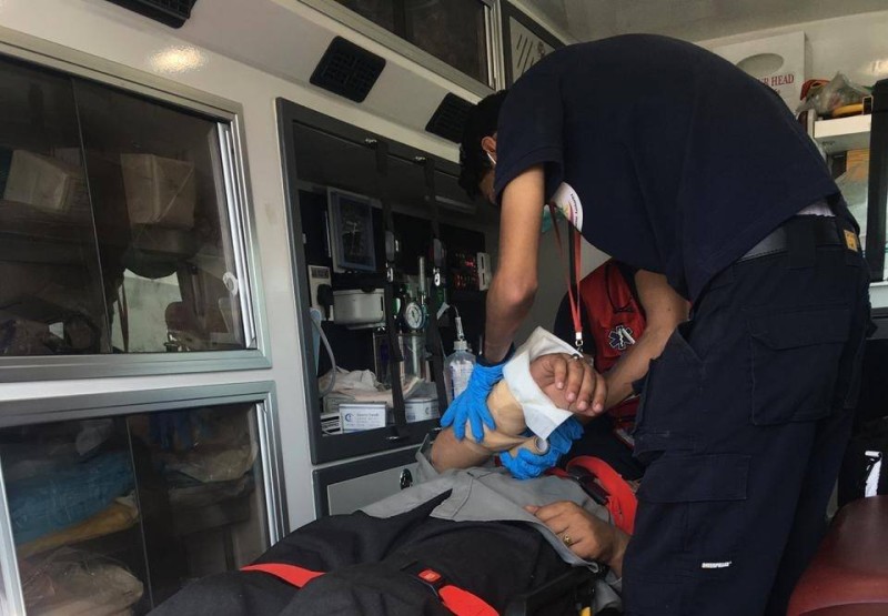 إصابة 18 شخصاً في انقلاب حافلة نقل جماعي بـ الرياض