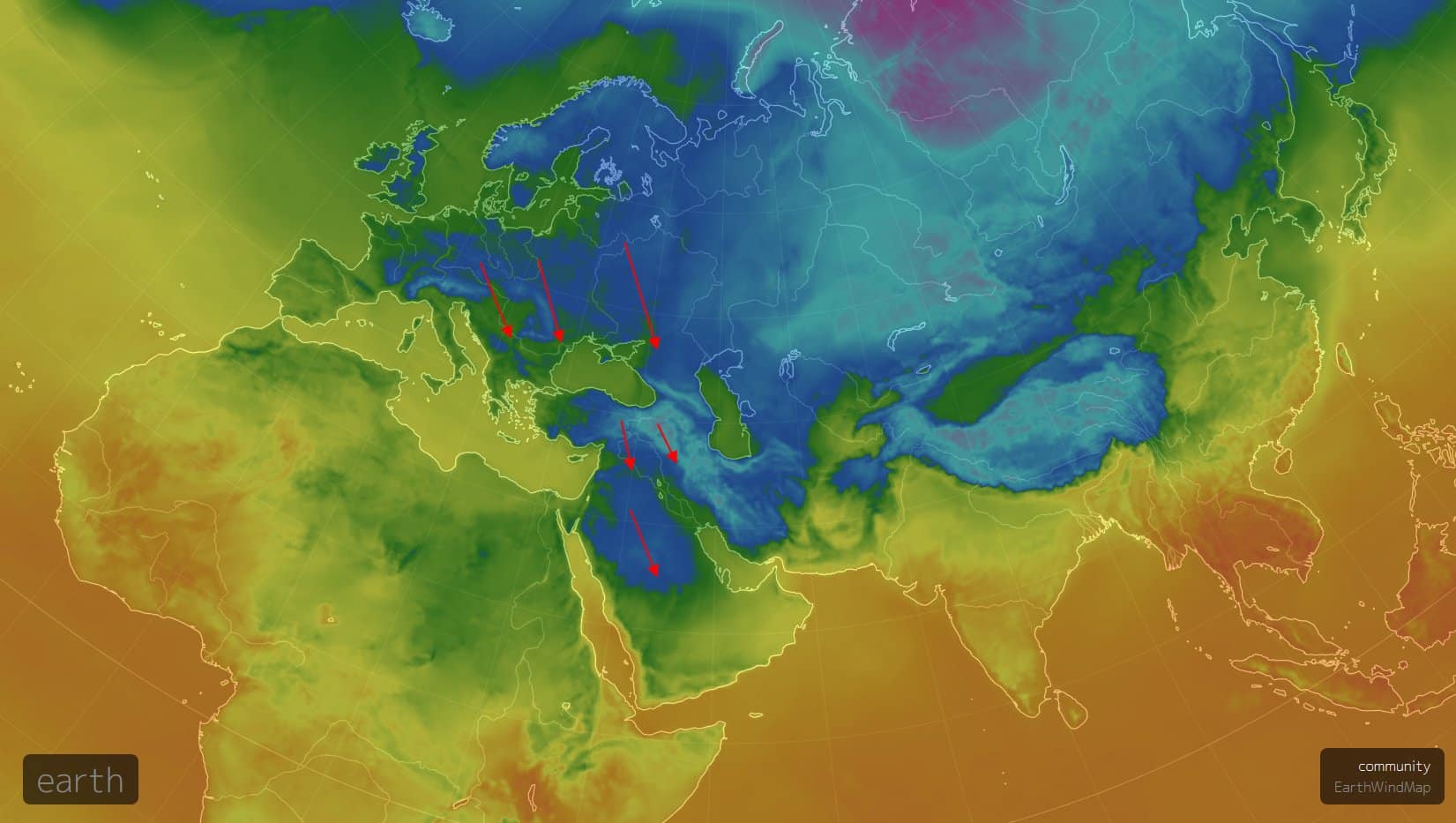 المسند: كتلة جوية شديدة البرودة تتوغل شمال المملكة.. ذروتها الأربعاء