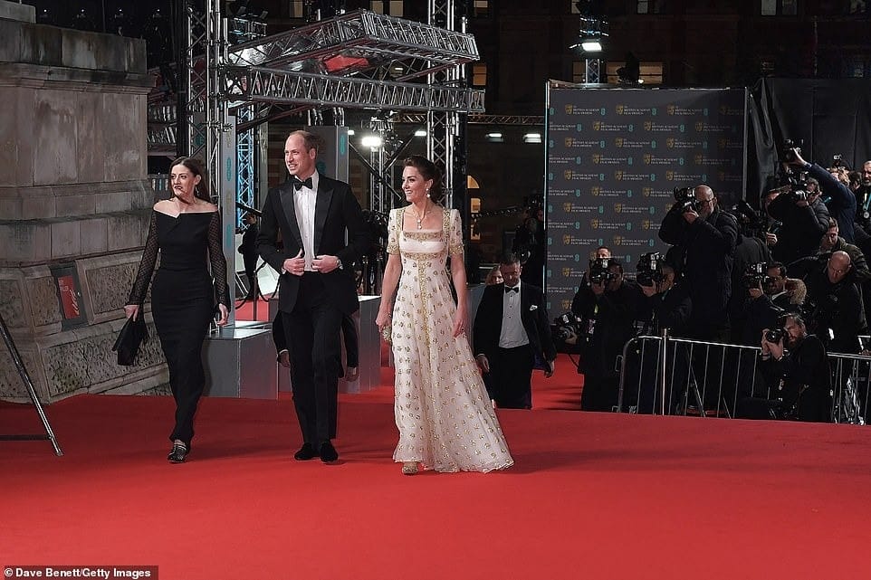 كيت ميدلتون تتألق في BAFTA بفستان ارتدته عام 2012